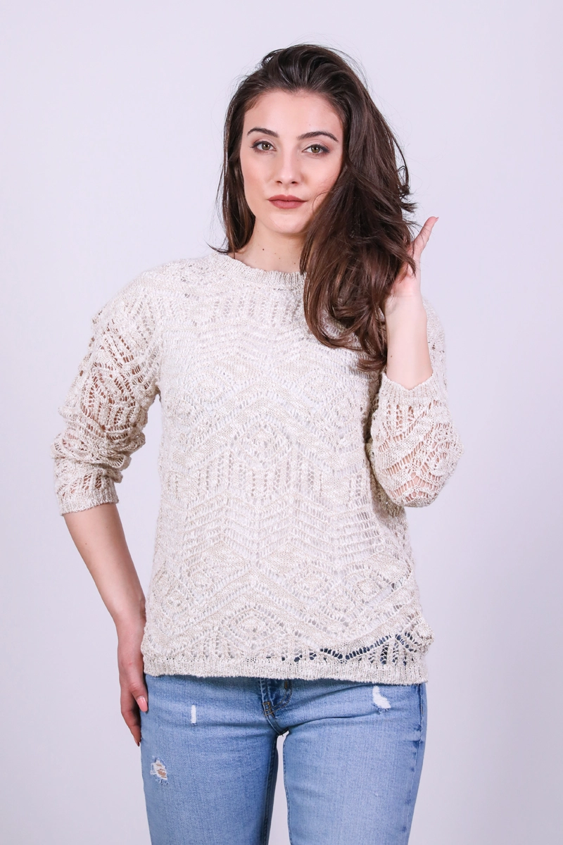 Дамски пуловер КН 182052 - Image 10